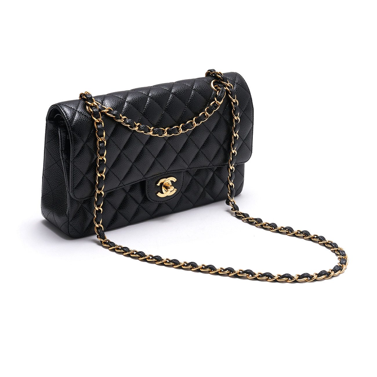 CHANEL(USED)샤넬 캐비어 클래식 미듐 플랩백