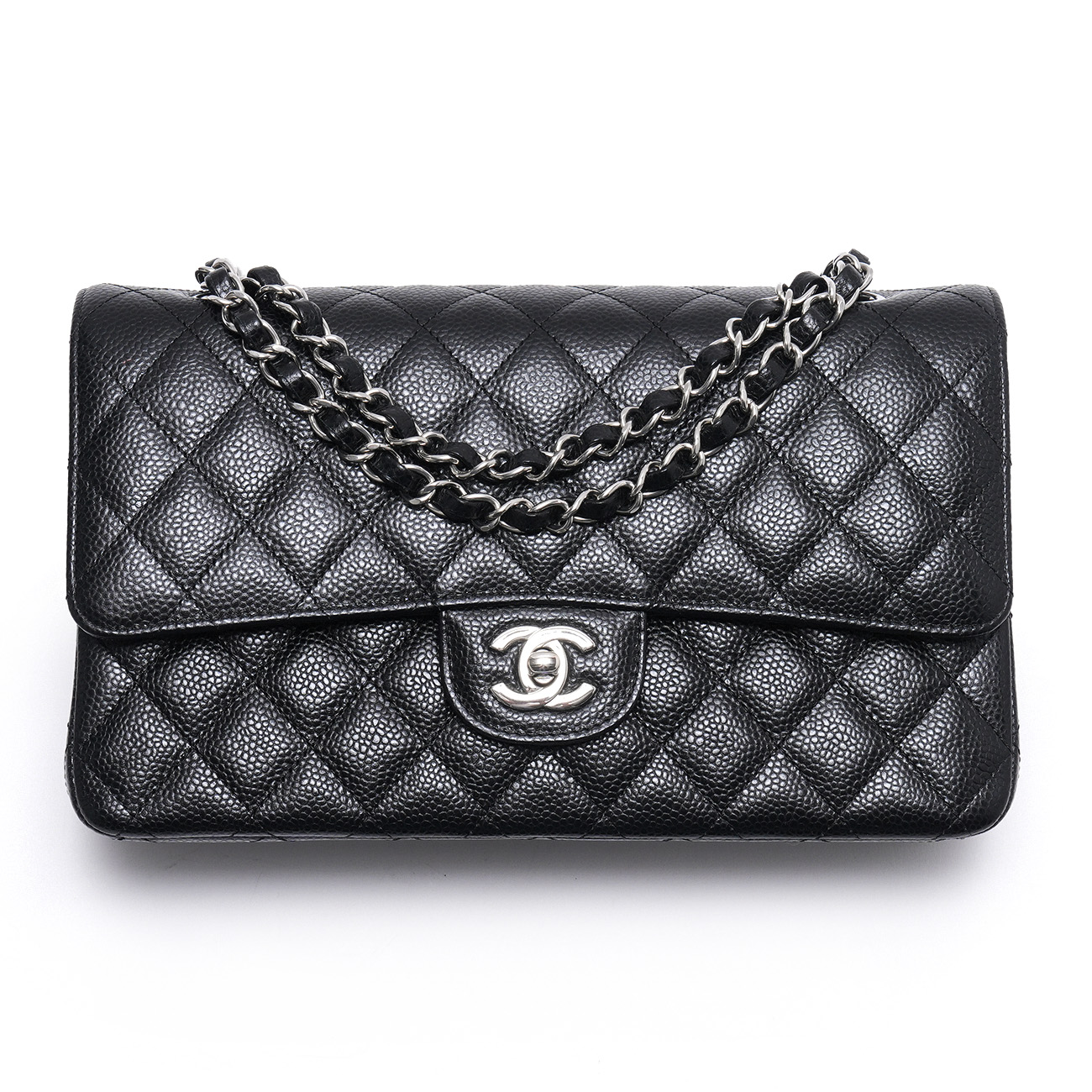 CHANEL(USED)샤넬 캐비어 클래식 미듐 플랩백