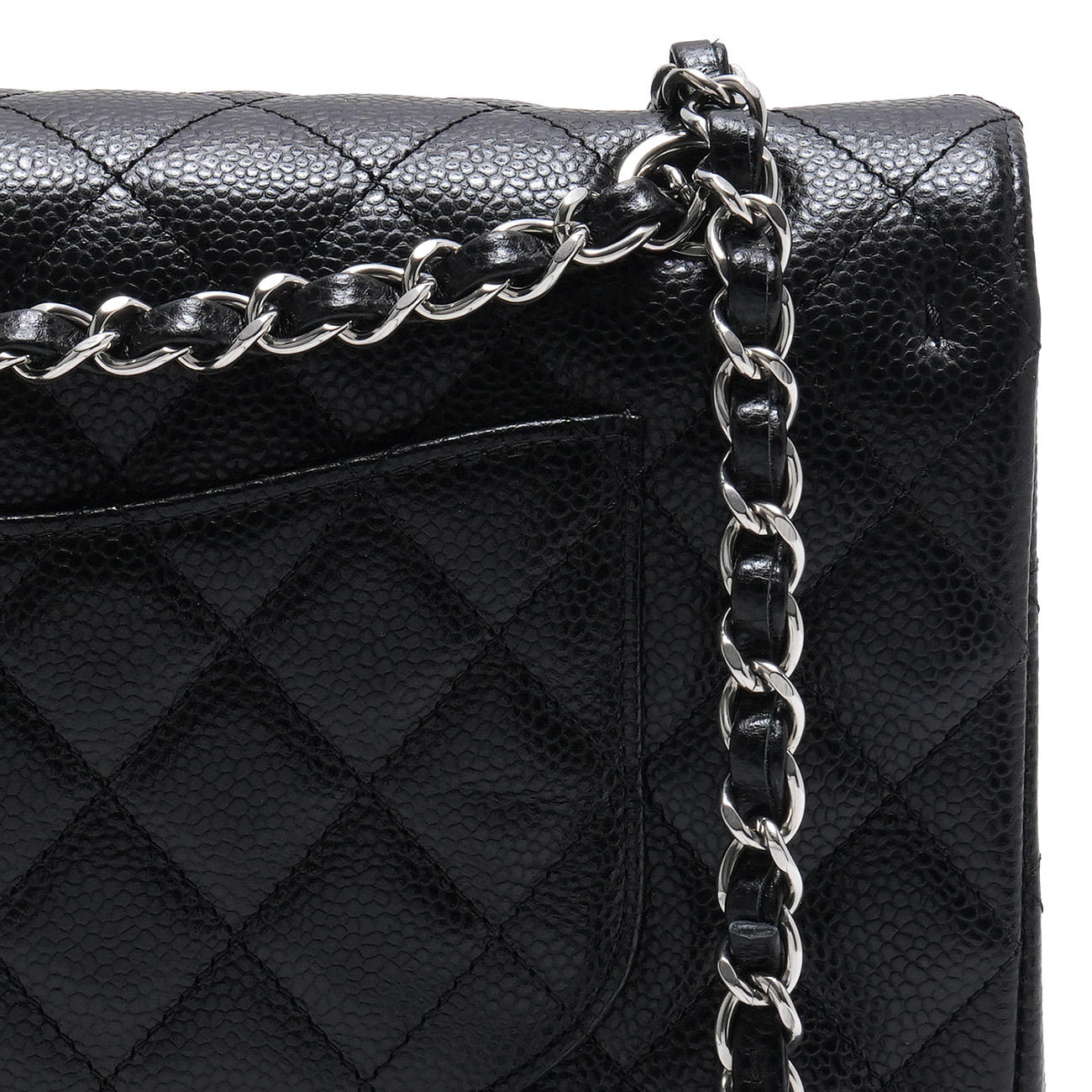 CHANEL(USED)샤넬 캐비어 클래식 미듐 플랩백
