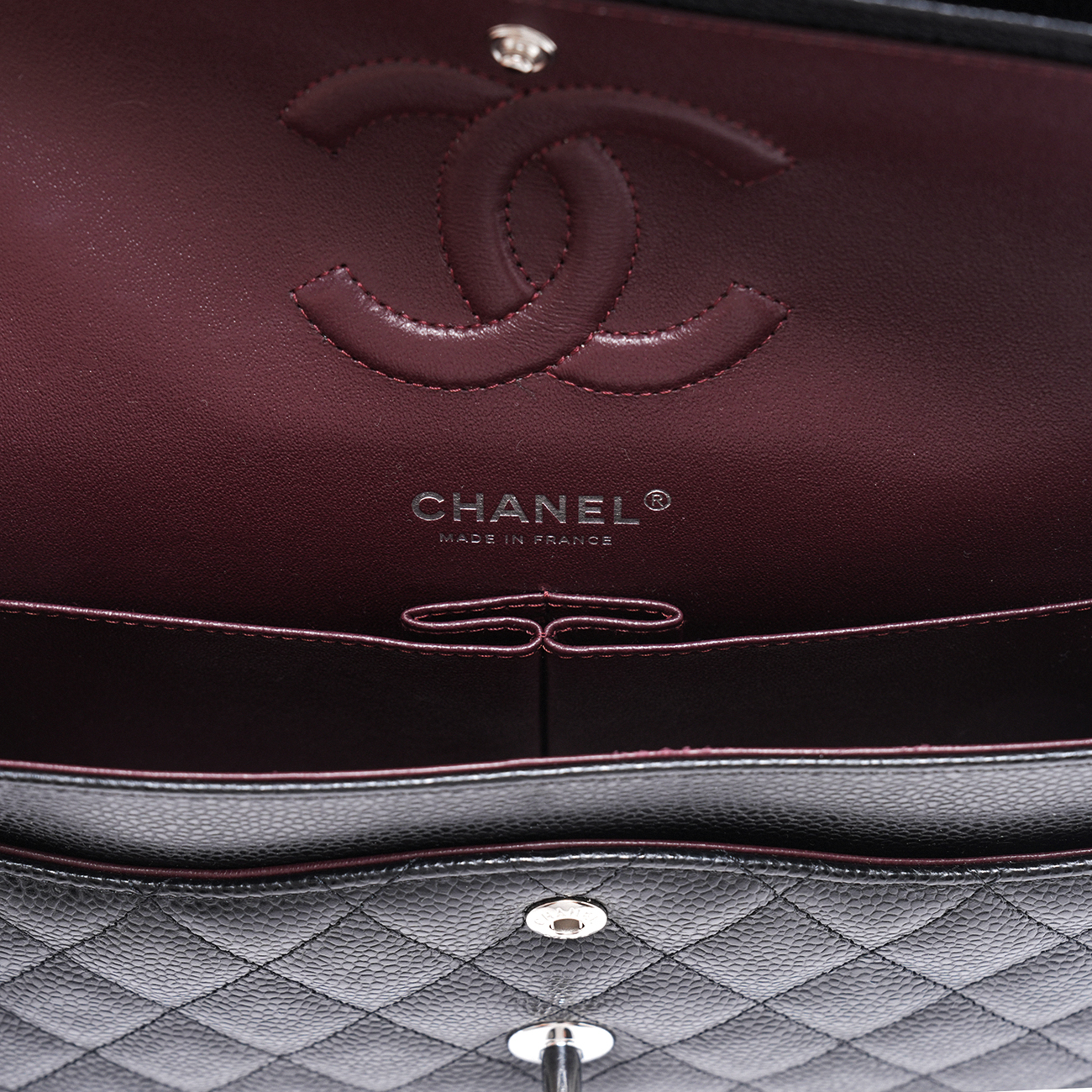 CHANEL(USED)샤넬 캐비어 클래식 미듐 플랩백