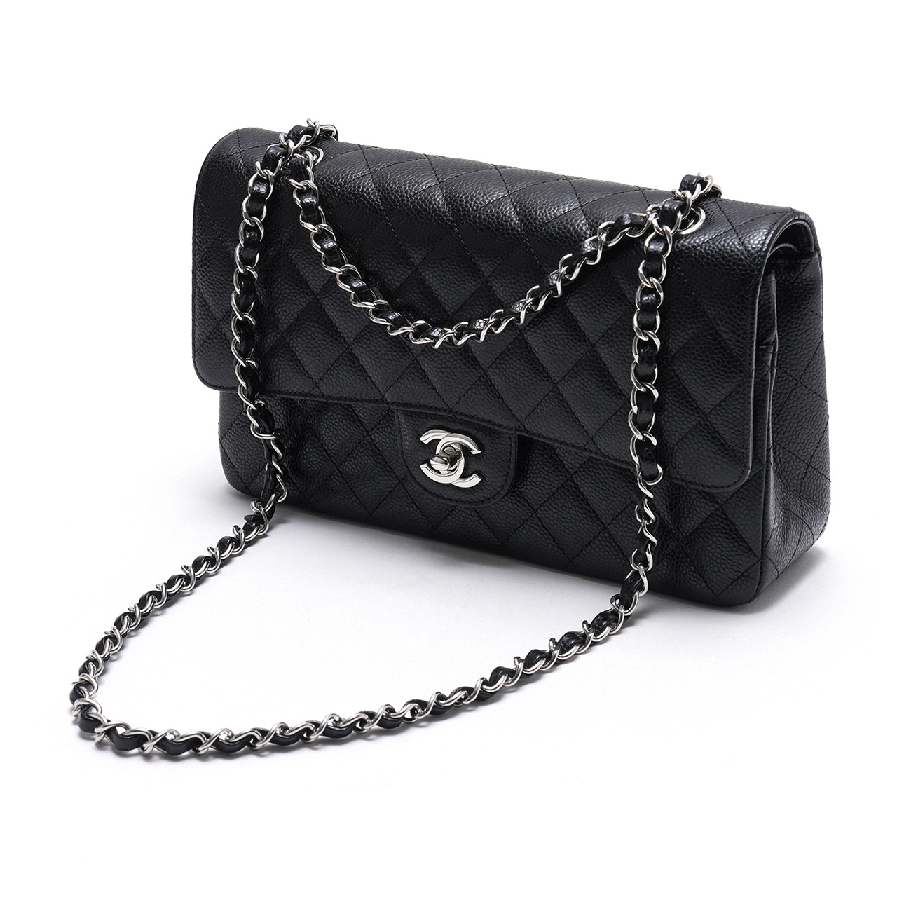 CHANEL(USED)샤넬 캐비어 클래식 미듐 플랩백