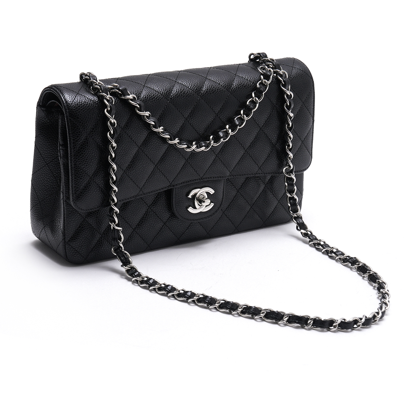 CHANEL(USED)샤넬 캐비어 클래식 미듐 플랩백
