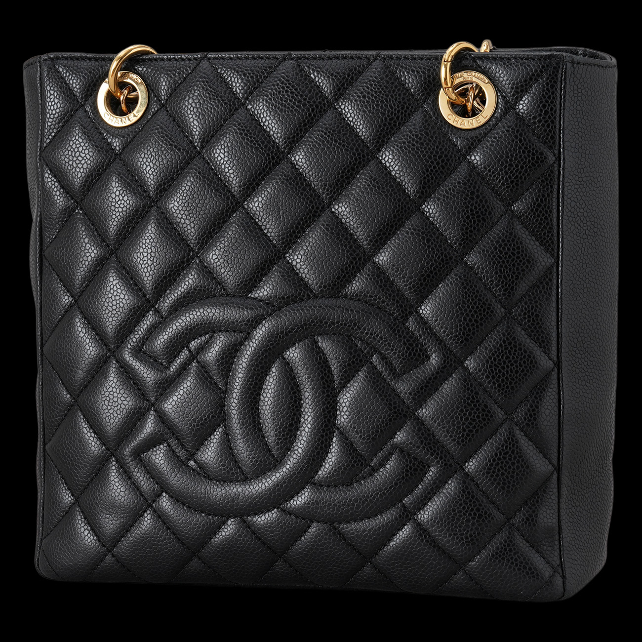 CHANEL(USED)샤넬 캐비어 쁘띠 샤핑