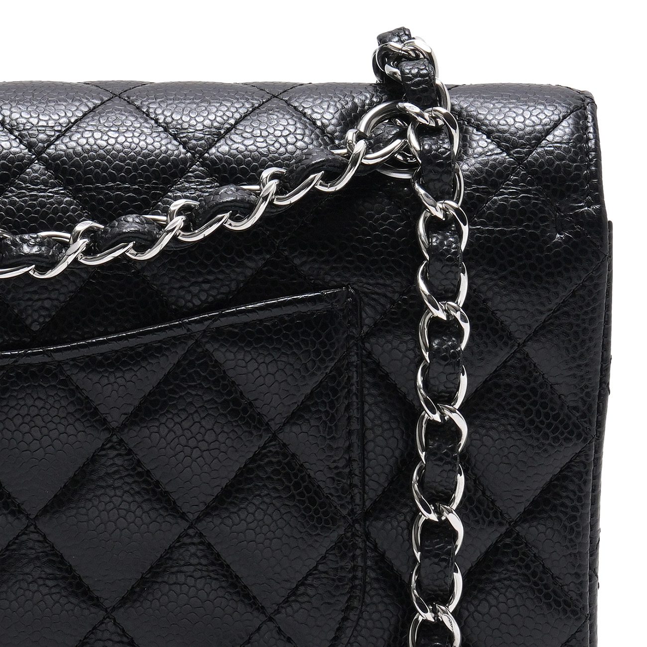 CHANEL(USED)샤넬 캐비어 클래식 미듐 플랩백