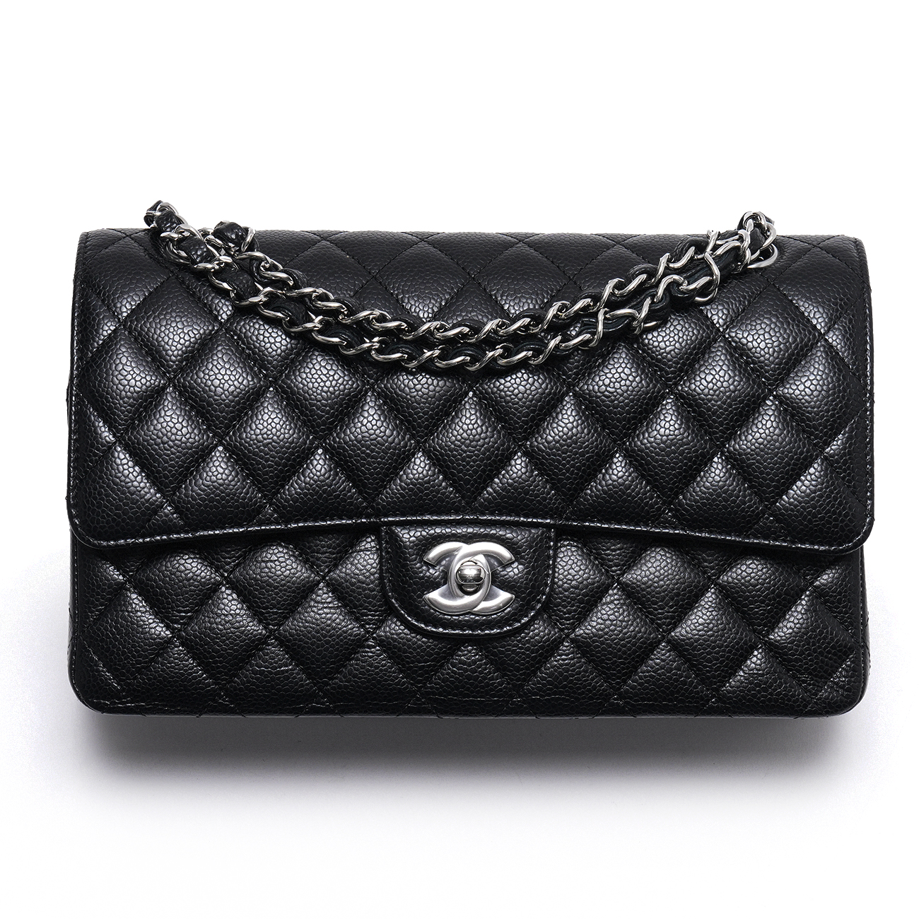 CHANEL(USED)샤넬 캐비어 클래식 미듐 플랩백