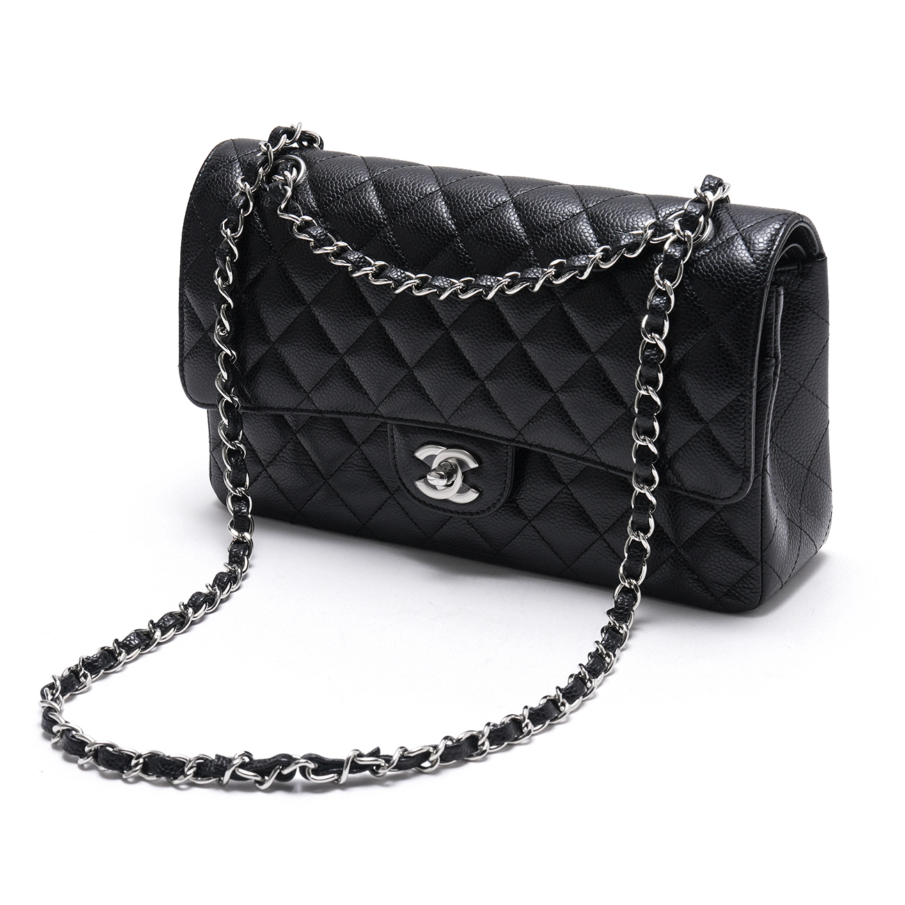 CHANEL(USED)샤넬 캐비어 클래식 미듐 플랩백