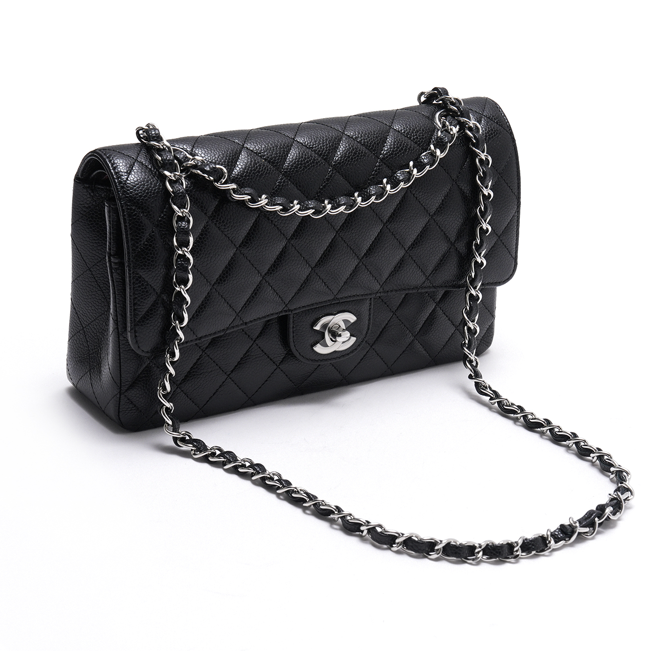 CHANEL(USED)샤넬 캐비어 클래식 미듐 플랩백