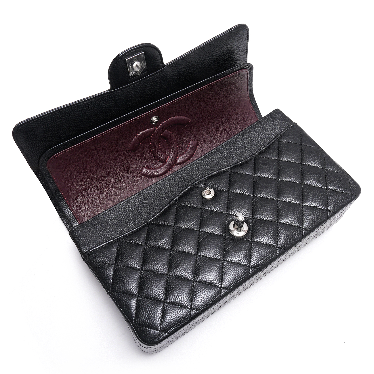 CHANEL(USED)샤넬 캐비어 클래식 미듐 플랩백