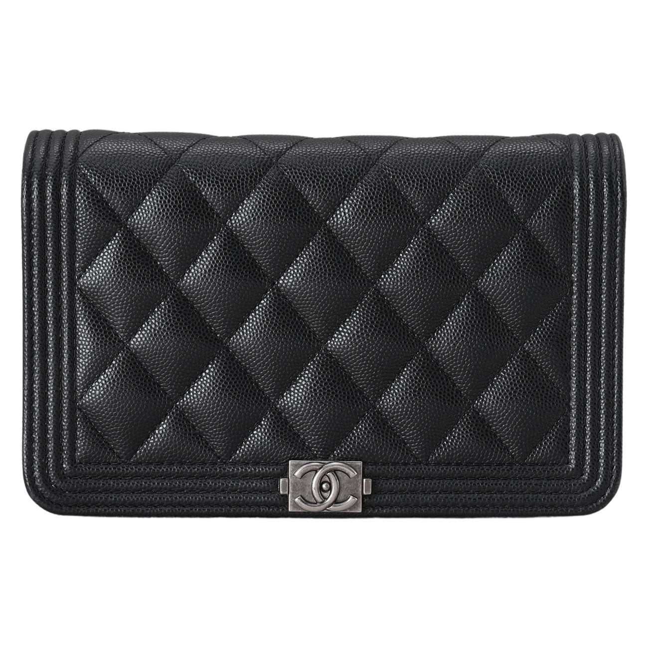 CHANEL(USED)샤넬 캐비어 보이샤넬 WOC