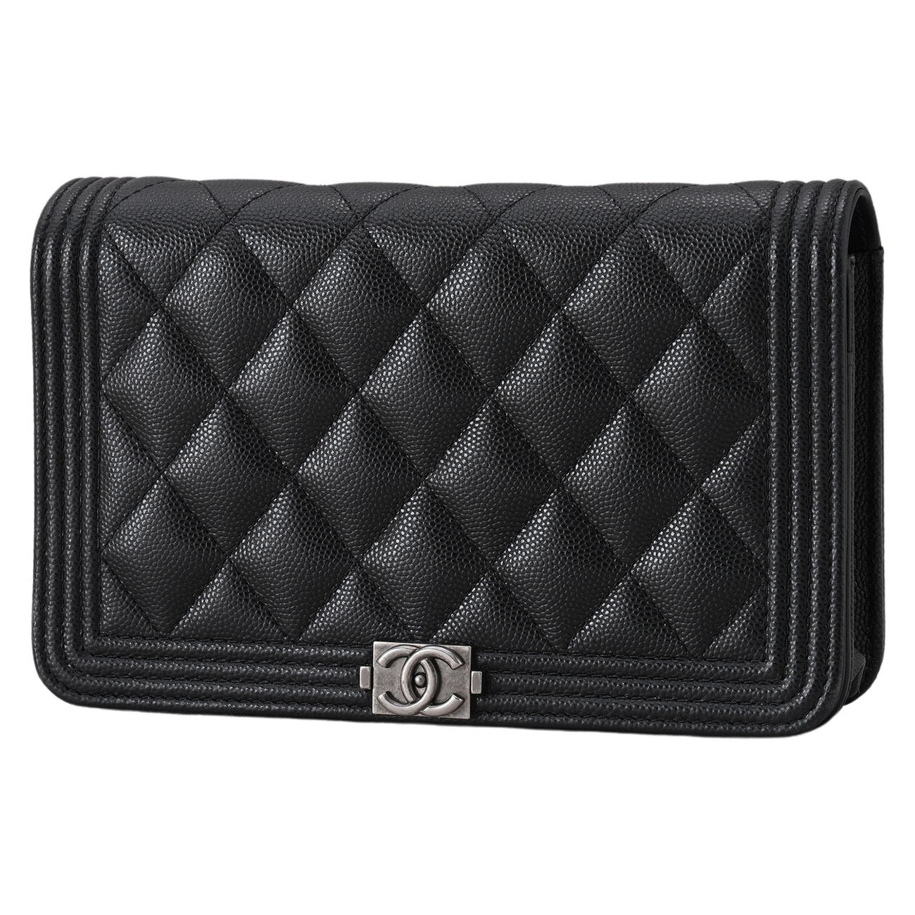 CHANEL(USED)샤넬 캐비어 보이샤넬 WOC