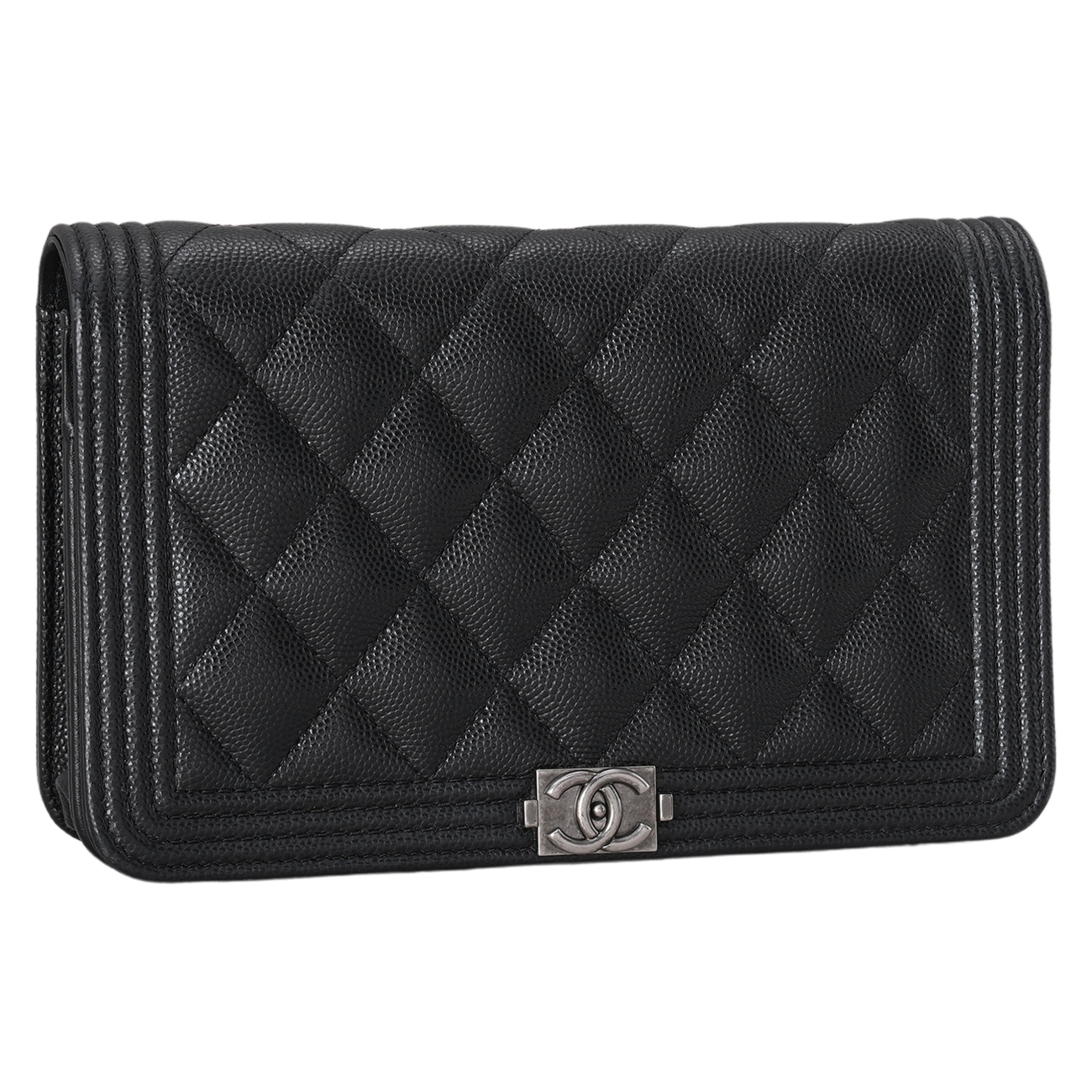 CHANEL(USED)샤넬 캐비어 보이샤넬 WOC