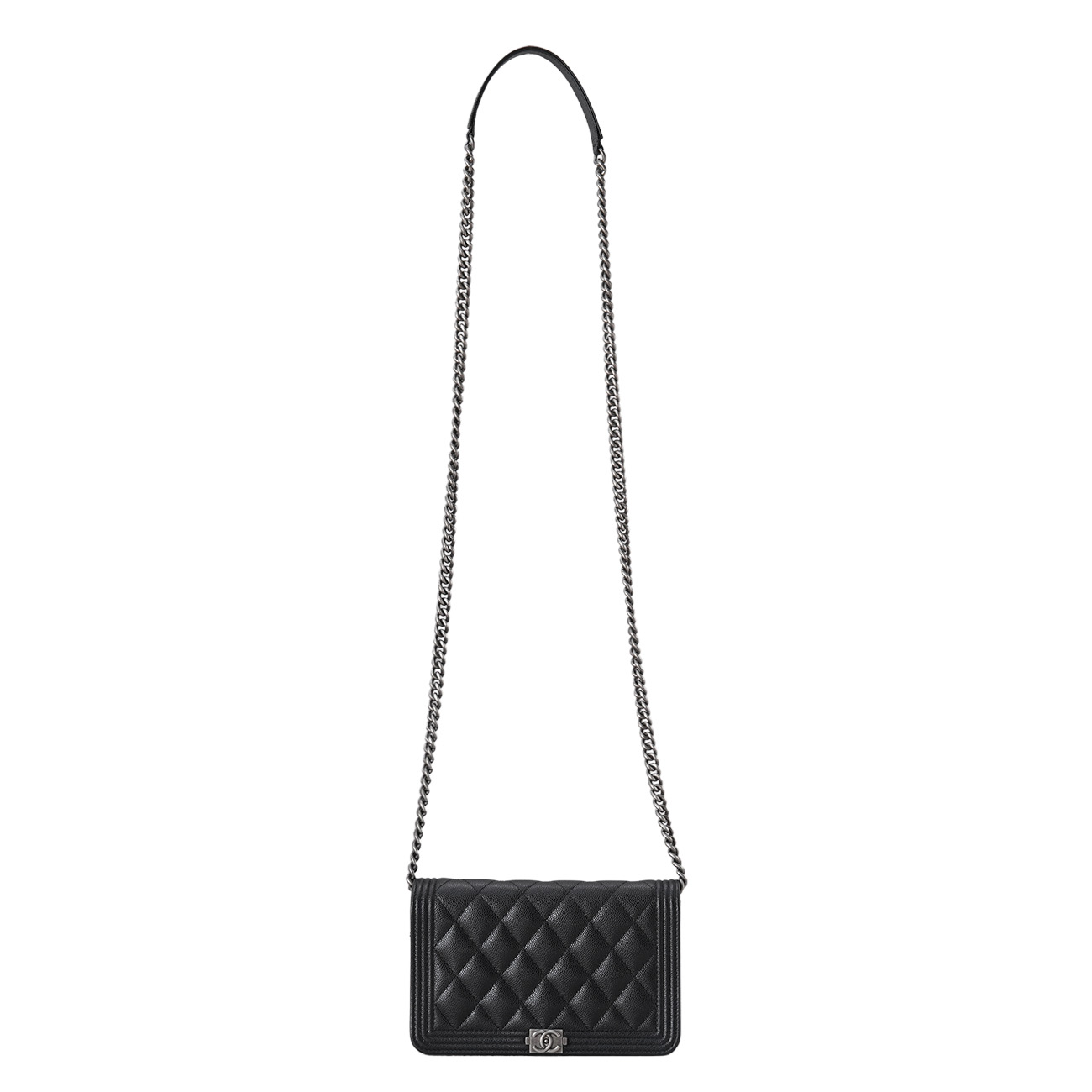 CHANEL(USED)샤넬 캐비어 보이샤넬 WOC