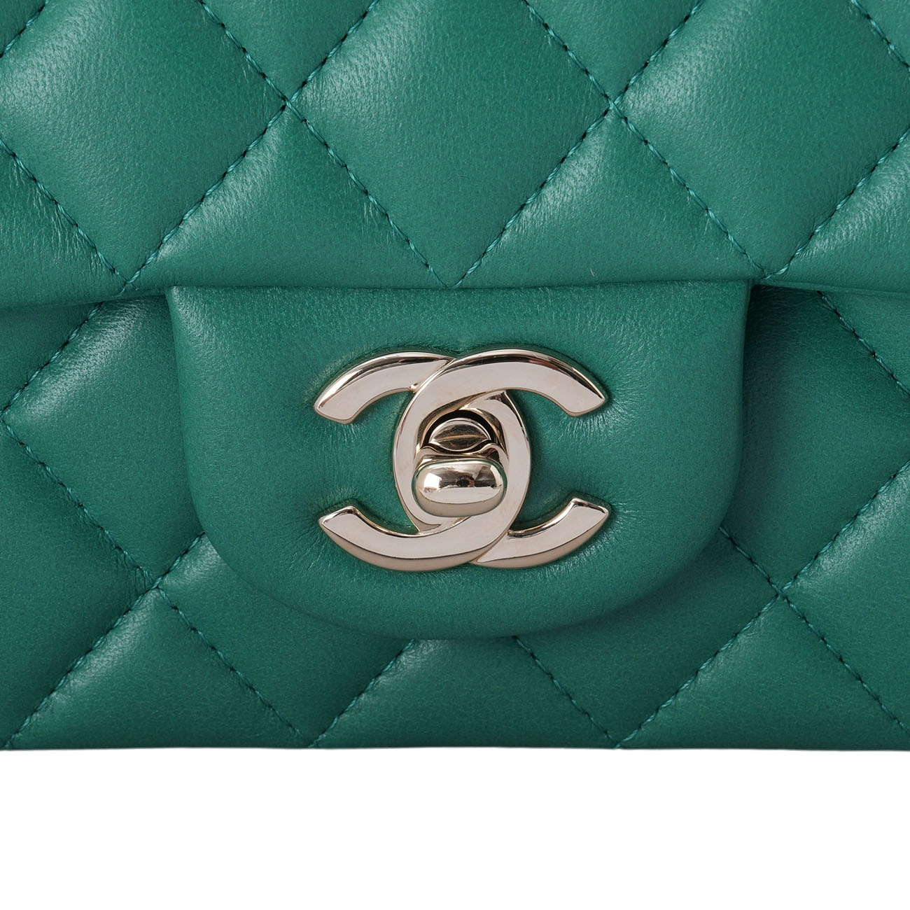 CHANEL(USED)샤넬 램스킨 뉴미니 탑핸들 크로스백
