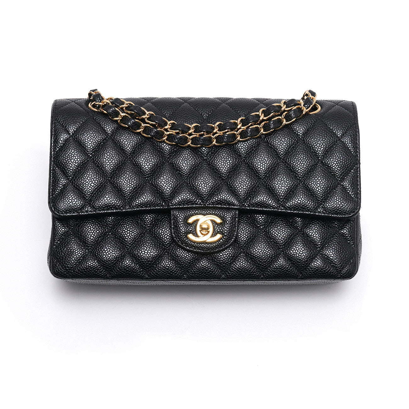 CHANEL(USED)샤넬 캐비어 클래식 미듐 플랩백