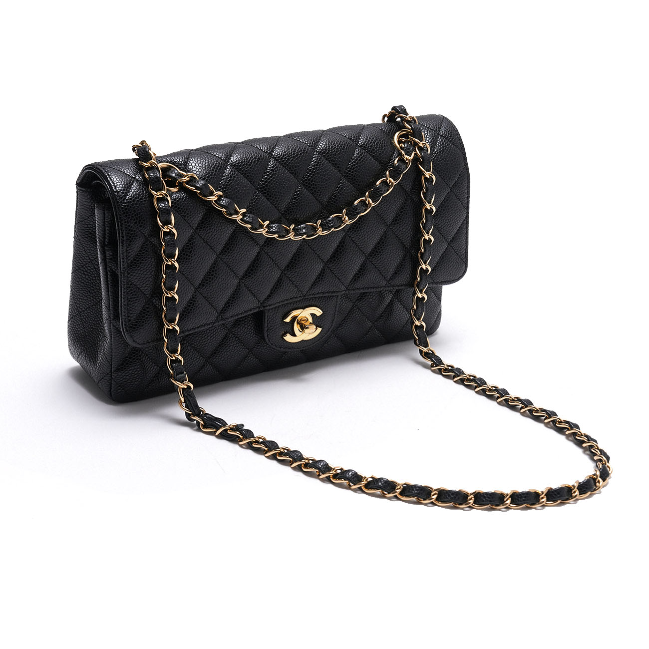 CHANEL(USED)샤넬 캐비어 클래식 미듐 플랩백