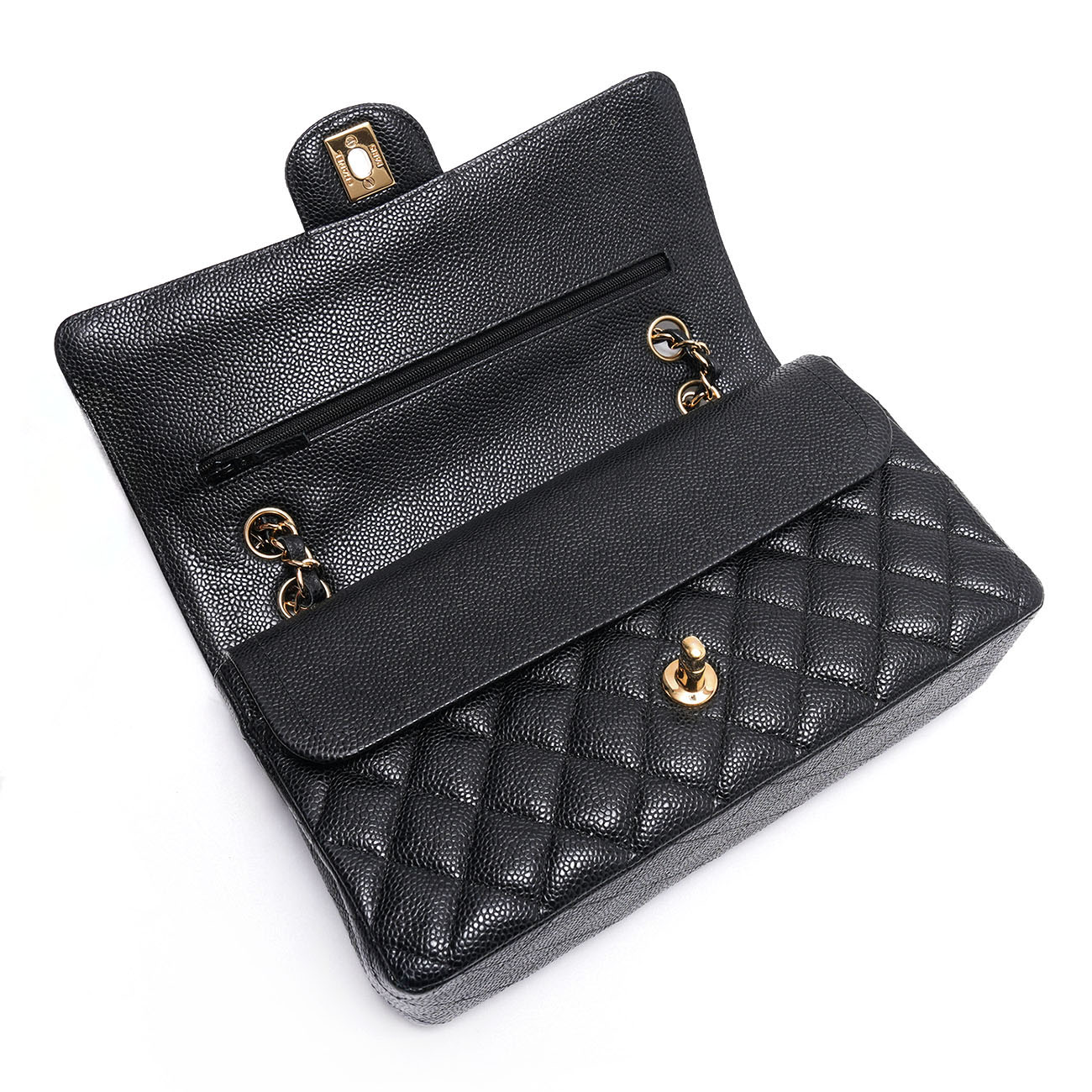 CHANEL(USED)샤넬 캐비어 클래식 미듐 플랩백