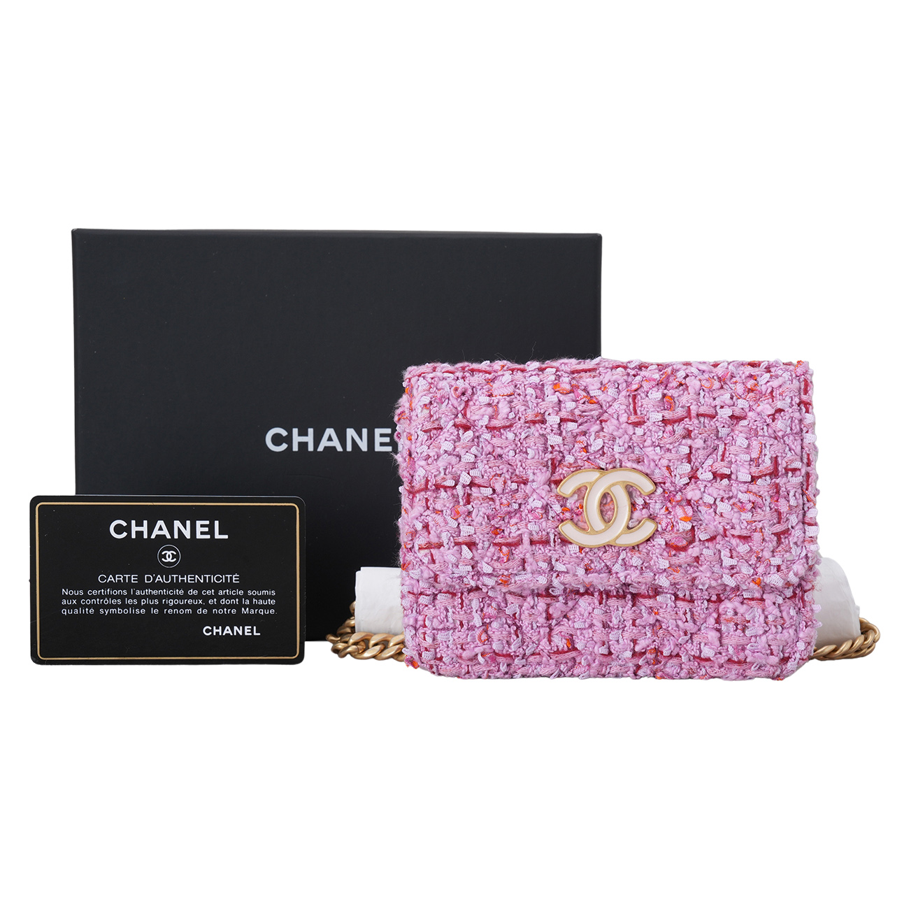 CHANEL(USED)샤넬 AP2637 투웨이 트위드 벨트백