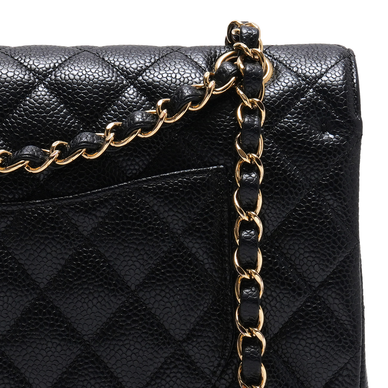 CHANEL(USED)샤넬 캐비어 클래식 미듐 플랩백
