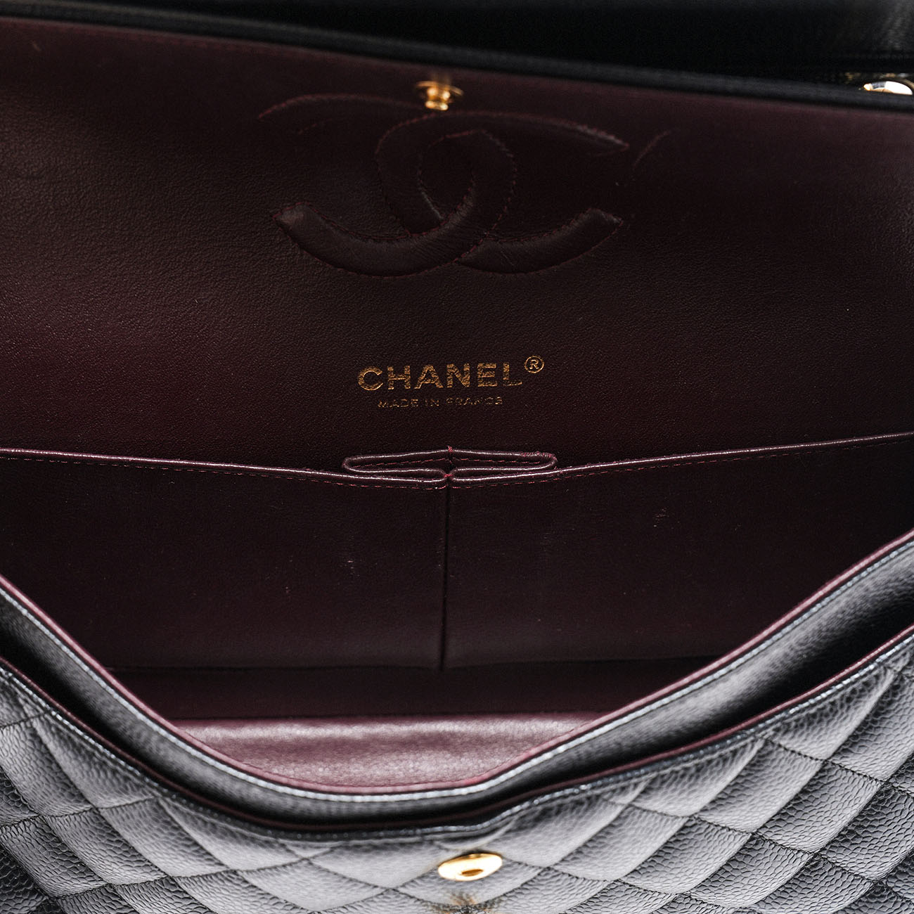 CHANEL(USED)샤넬 캐비어 클래식 미듐 플랩백