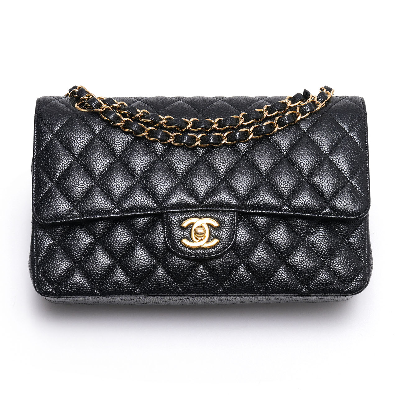 CHANEL(USED)샤넬 캐비어 클래식 미듐 플랩백