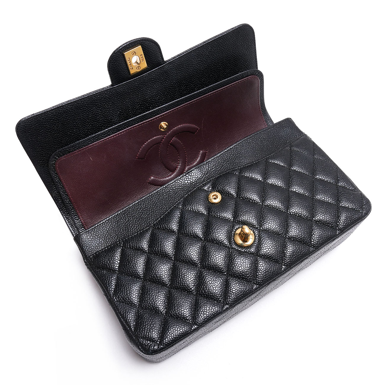 CHANEL(USED)샤넬 캐비어 클래식 미듐 플랩백