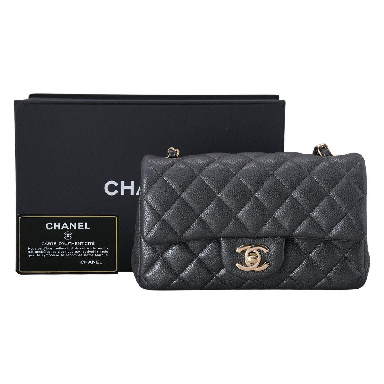 CHANEL(USED)샤넬 캐비어 뉴미니 크로스백