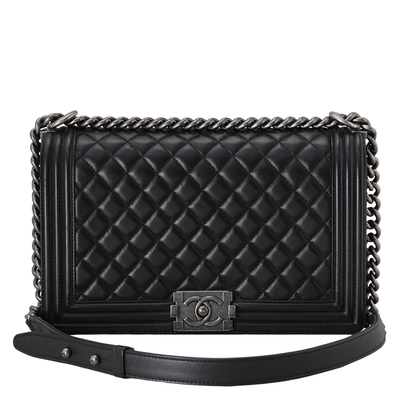 CHANEL(USED)샤넬 보이샤넬 뉴미듐 플랩백
