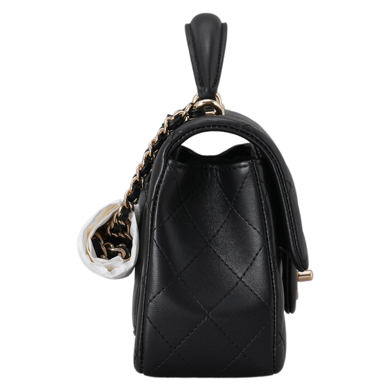 CHANEL(USED)샤넬 캐비어 클래식 뉴미니 탑핸들