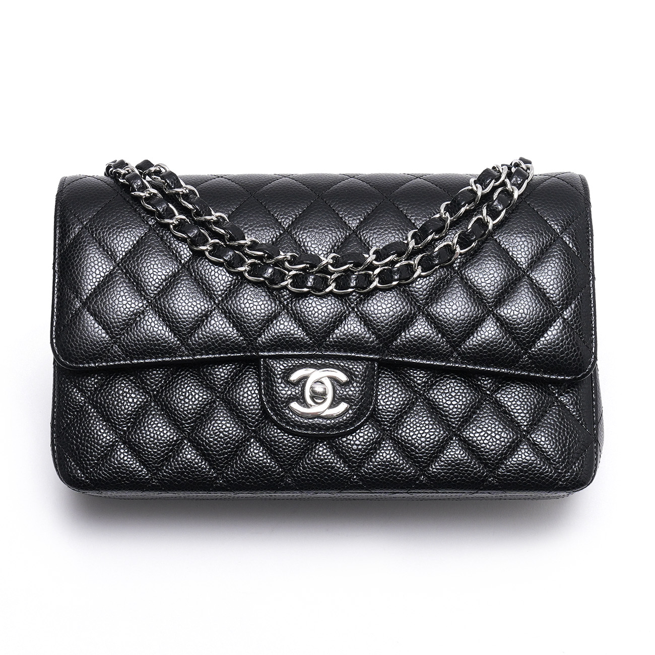 CHANEL(USED)샤넬 캐비어 클래식 미듐 플랩백