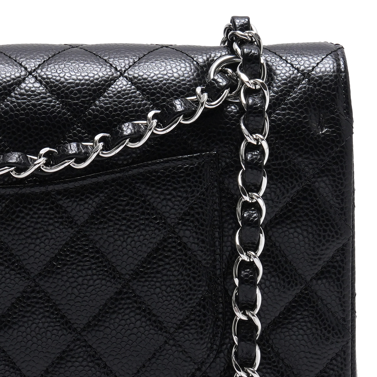 CHANEL(USED)샤넬 캐비어 클래식 미듐 플랩백