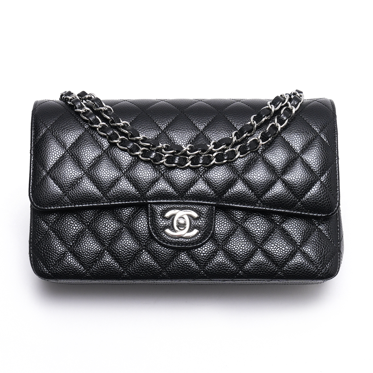 CHANEL(USED)샤넬 캐비어 클래식 미듐 플랩백