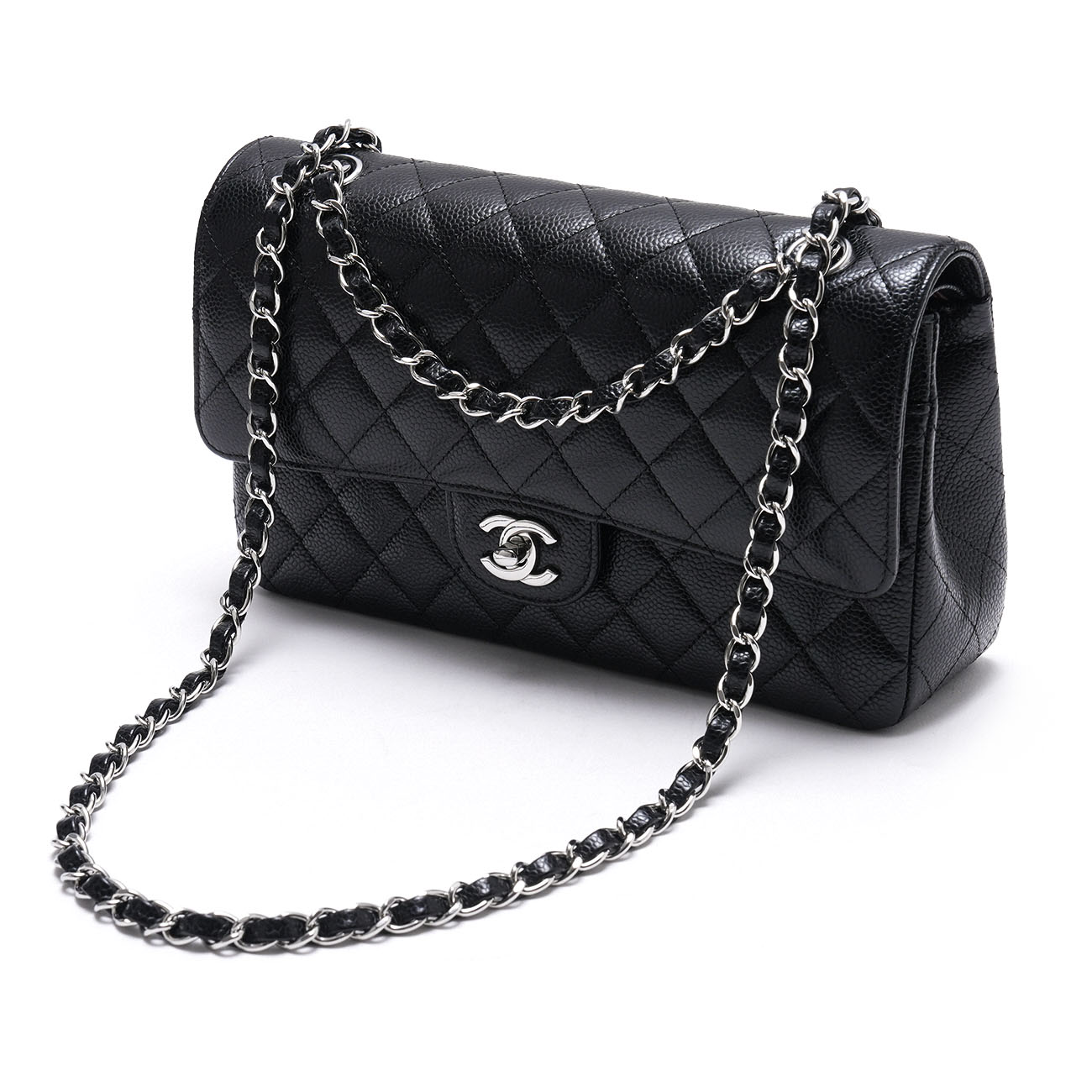 CHANEL(USED)샤넬 캐비어 클래식 미듐 플랩백