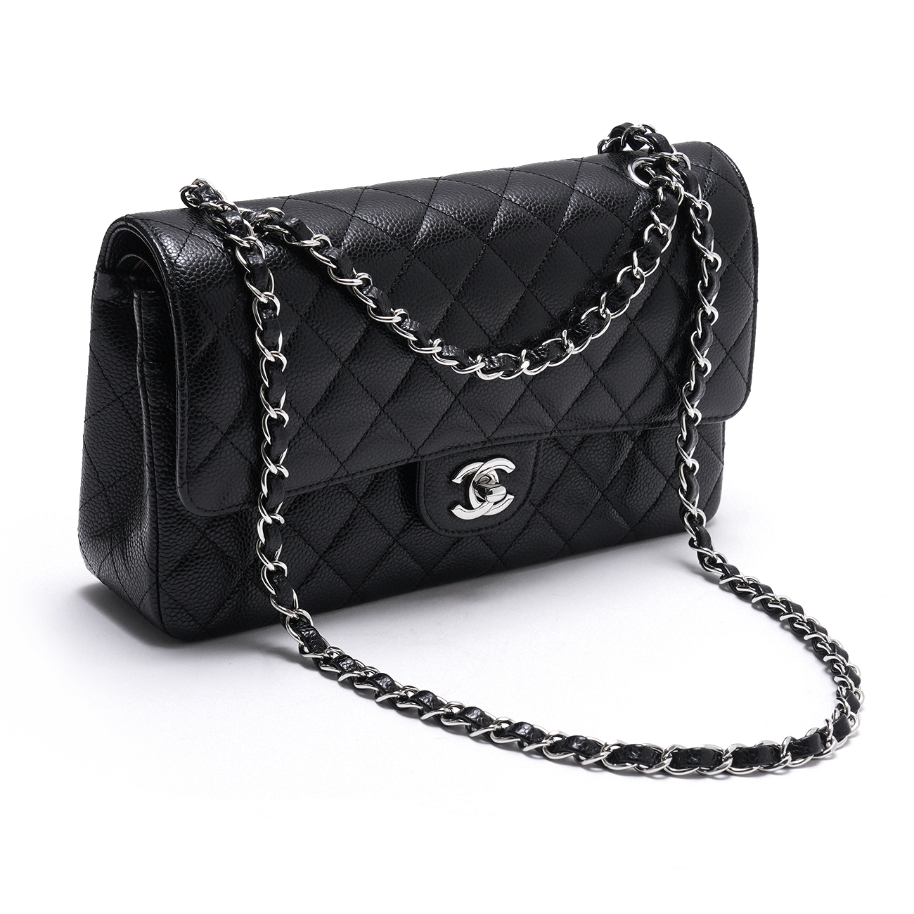 CHANEL(USED)샤넬 캐비어 클래식 미듐 플랩백
