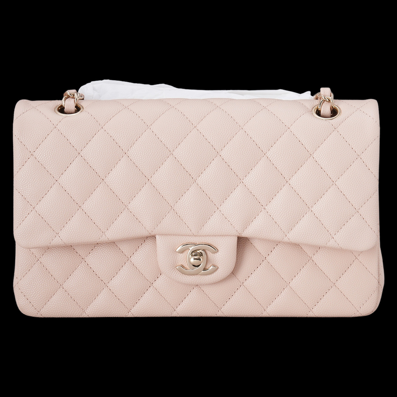 CHANEL(USED)샤넬 캐비어 클래식 미듐 플랩백