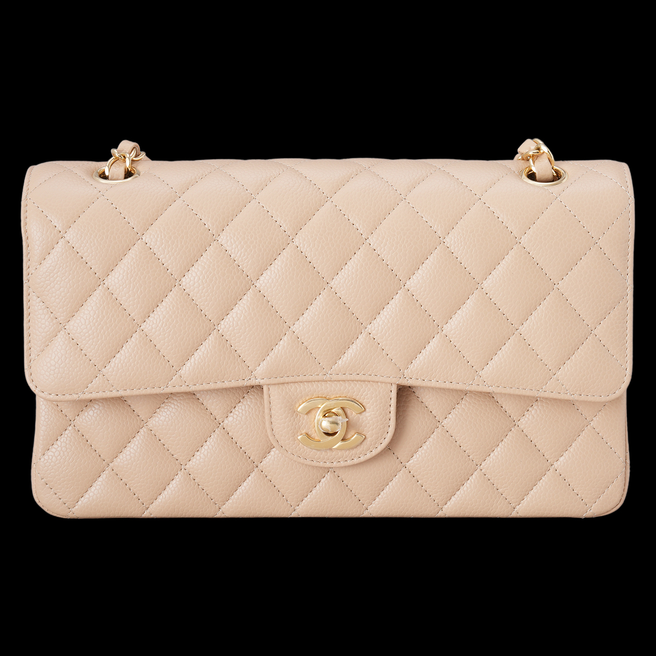 CHANEL(USED)샤넬 캐비어 클래식 미듐 플랩백