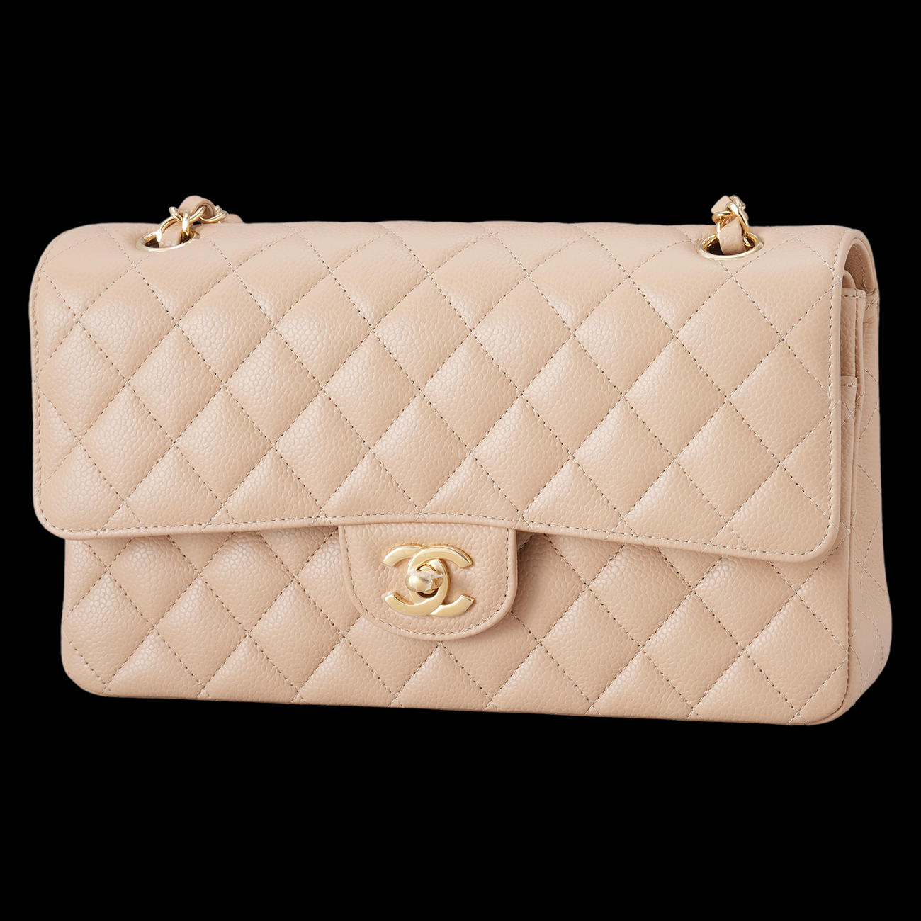CHANEL(USED)샤넬 캐비어 클래식 미듐 플랩백
