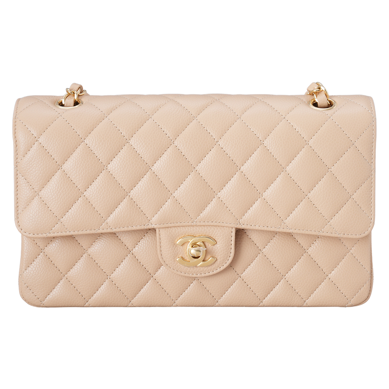 CHANEL(USED)샤넬 캐비어 클래식 미듐 플랩백
