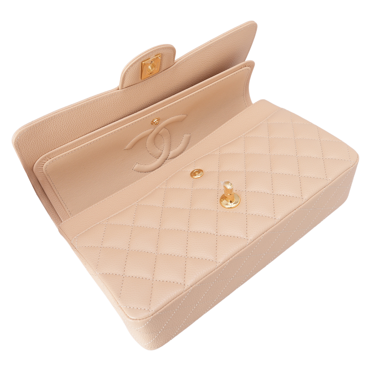 CHANEL(USED)샤넬 캐비어 클래식 미듐 플랩백