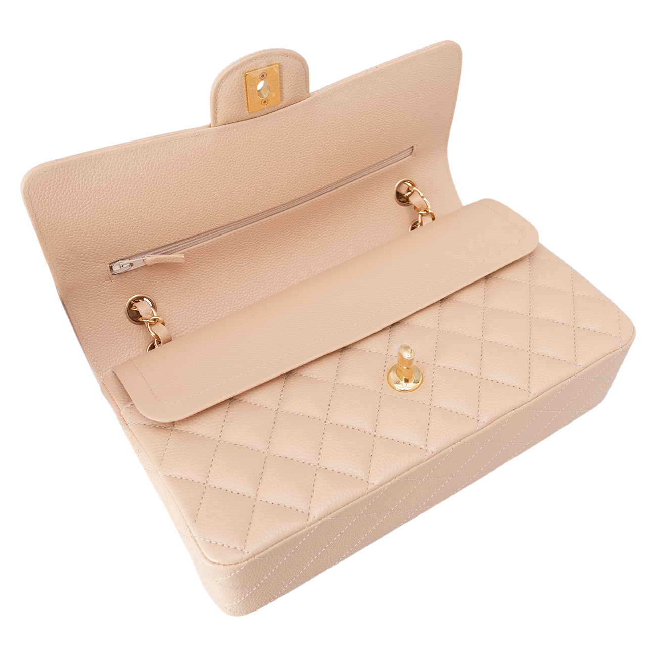 CHANEL(USED)샤넬 캐비어 클래식 미듐 플랩백
