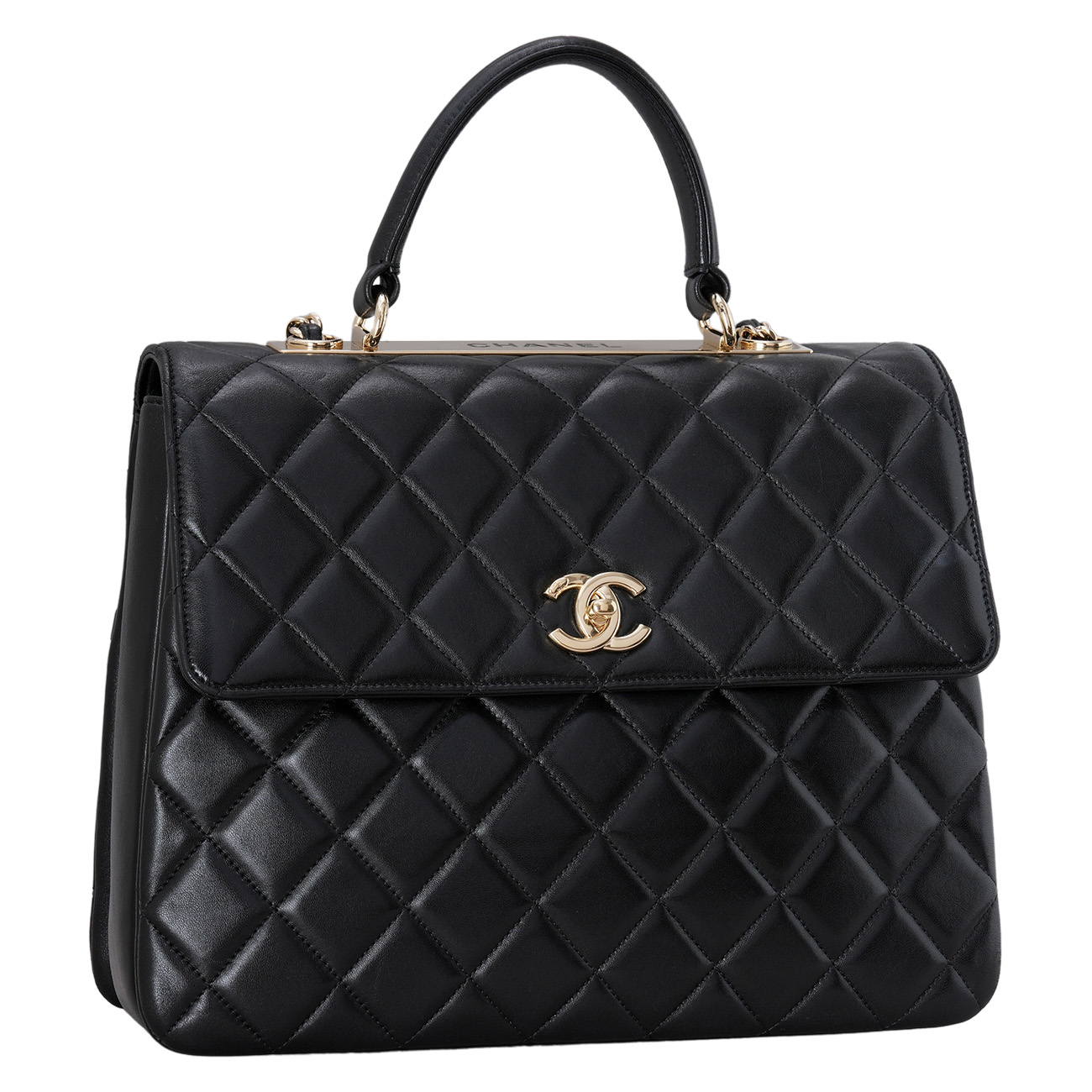 CHANEL(USED)샤넬 A92237 램스킨 트렌디 CC 라지