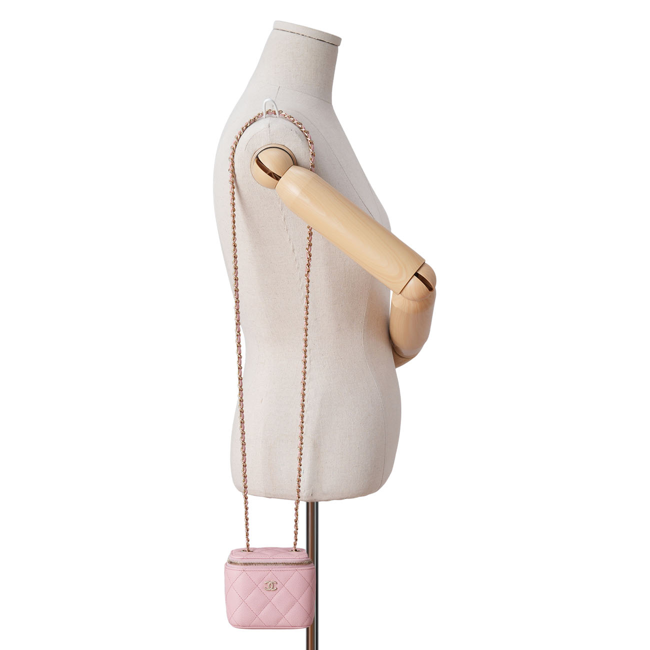 CHANEL(USED)샤넬 캐비어 베니티 미니 체인 크로스백