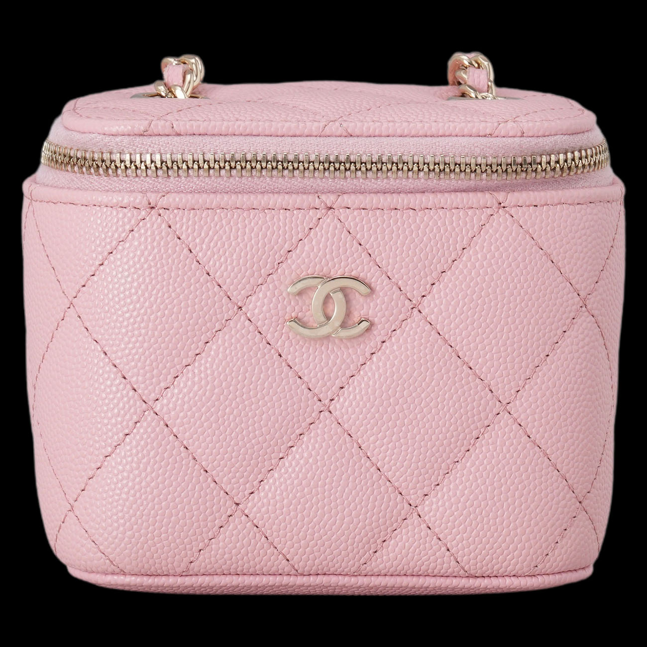 CHANEL(USED)샤넬 캐비어 베니티 미니 체인 크로스백