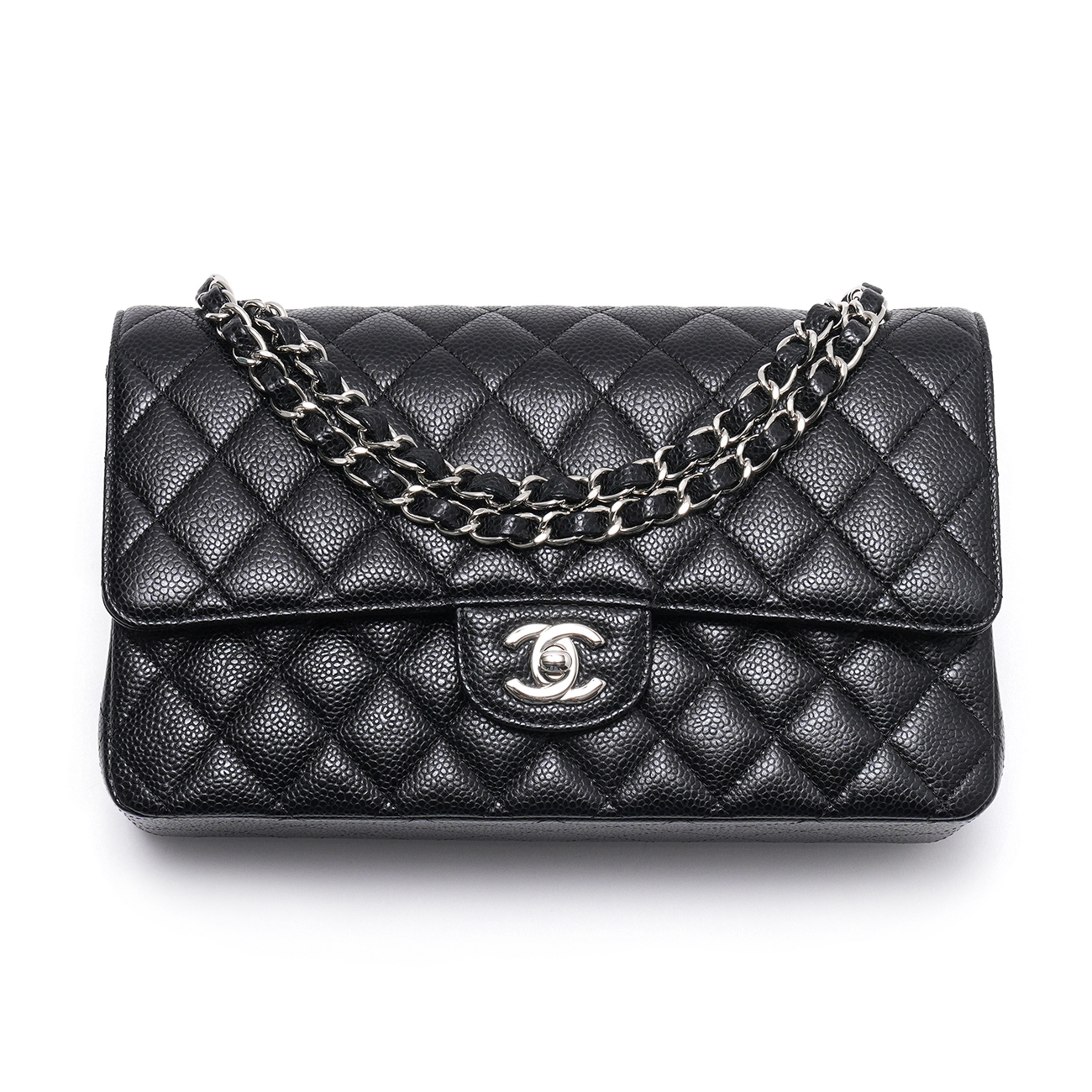 CHANEL(USED)샤넬 캐비어 클래식 미듐 플랩백