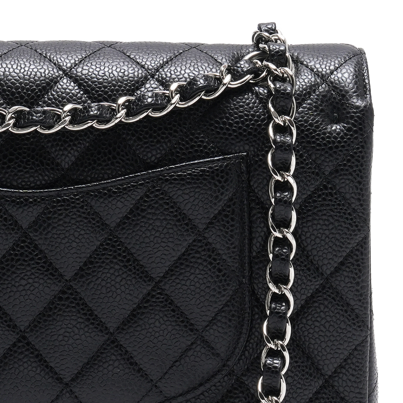 CHANEL(USED)샤넬 캐비어 클래식 미듐 플랩백