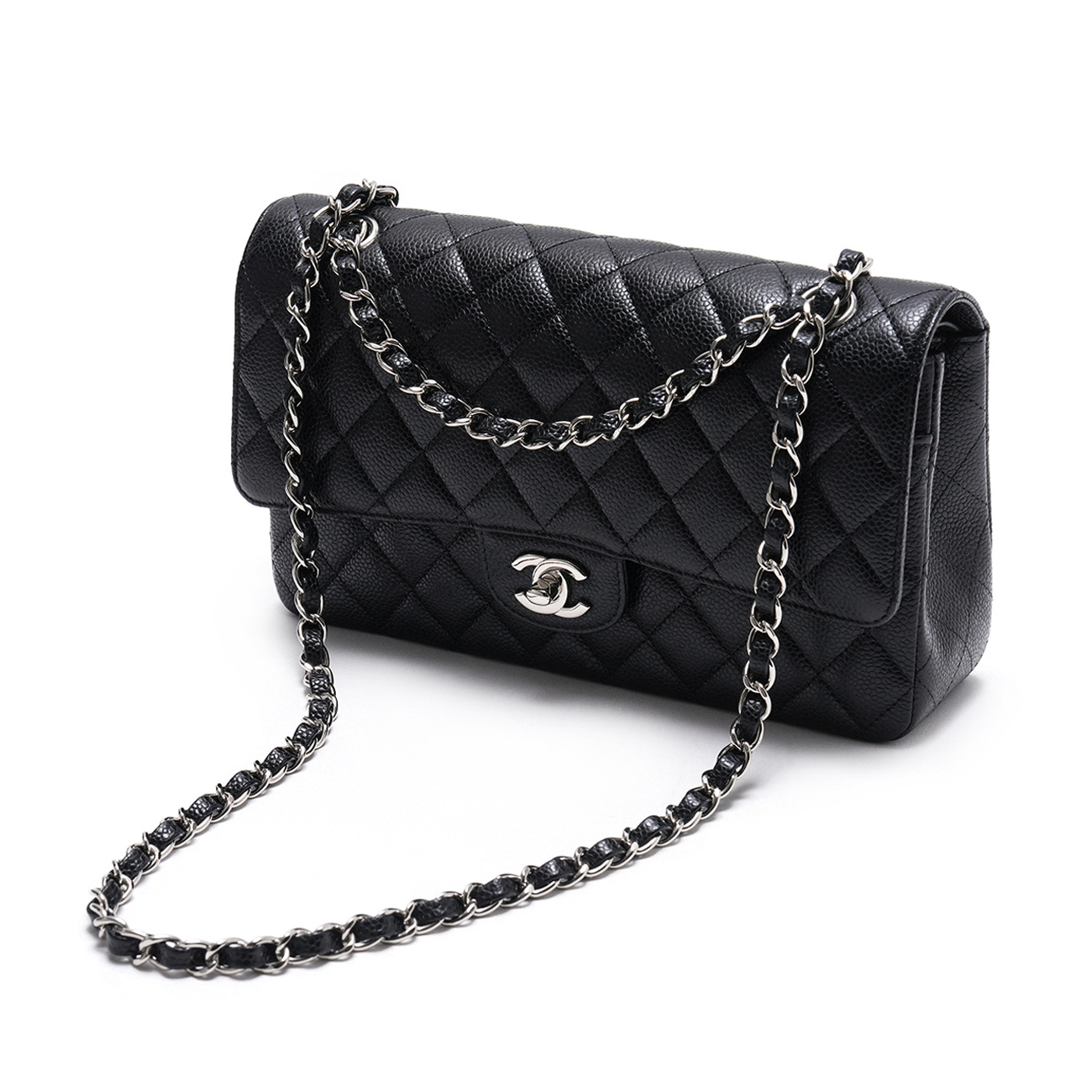 CHANEL(USED)샤넬 캐비어 클래식 미듐 플랩백