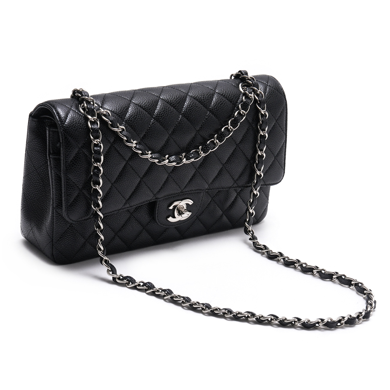 CHANEL(USED)샤넬 캐비어 클래식 미듐 플랩백