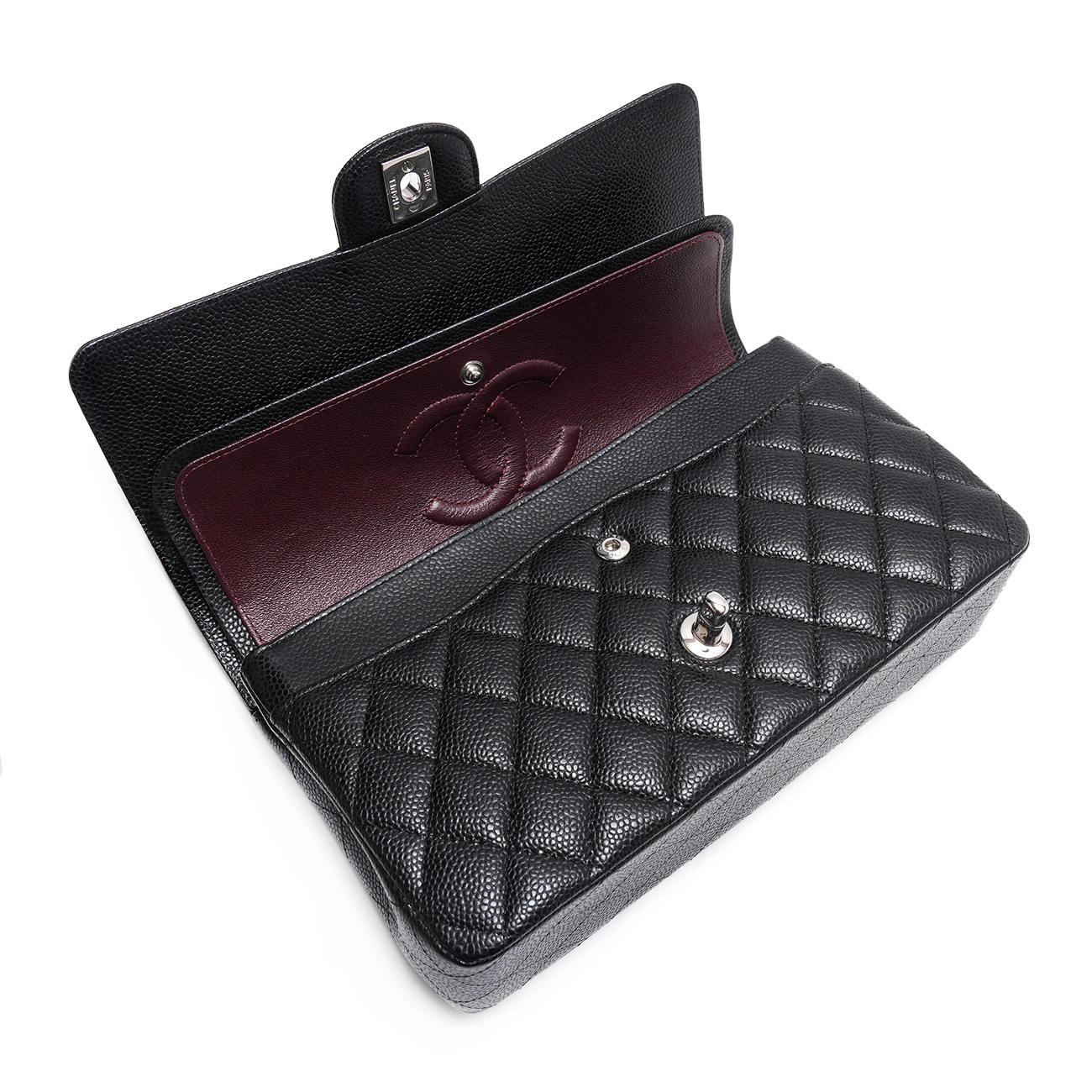 CHANEL(USED)샤넬 캐비어 클래식 미듐 플랩백