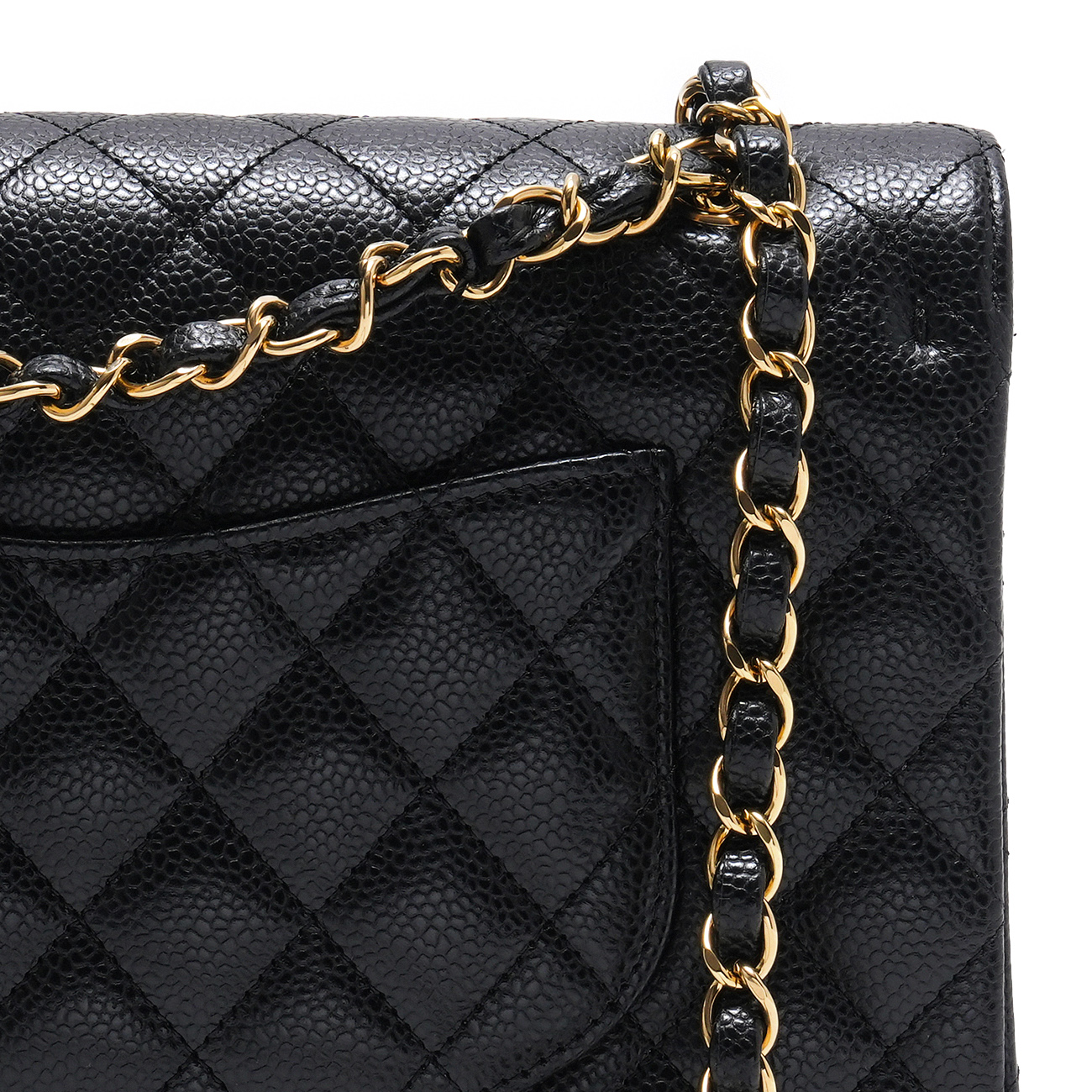 CHANEL(USED)샤넬 캐비어 클래식 미듐 플랩백