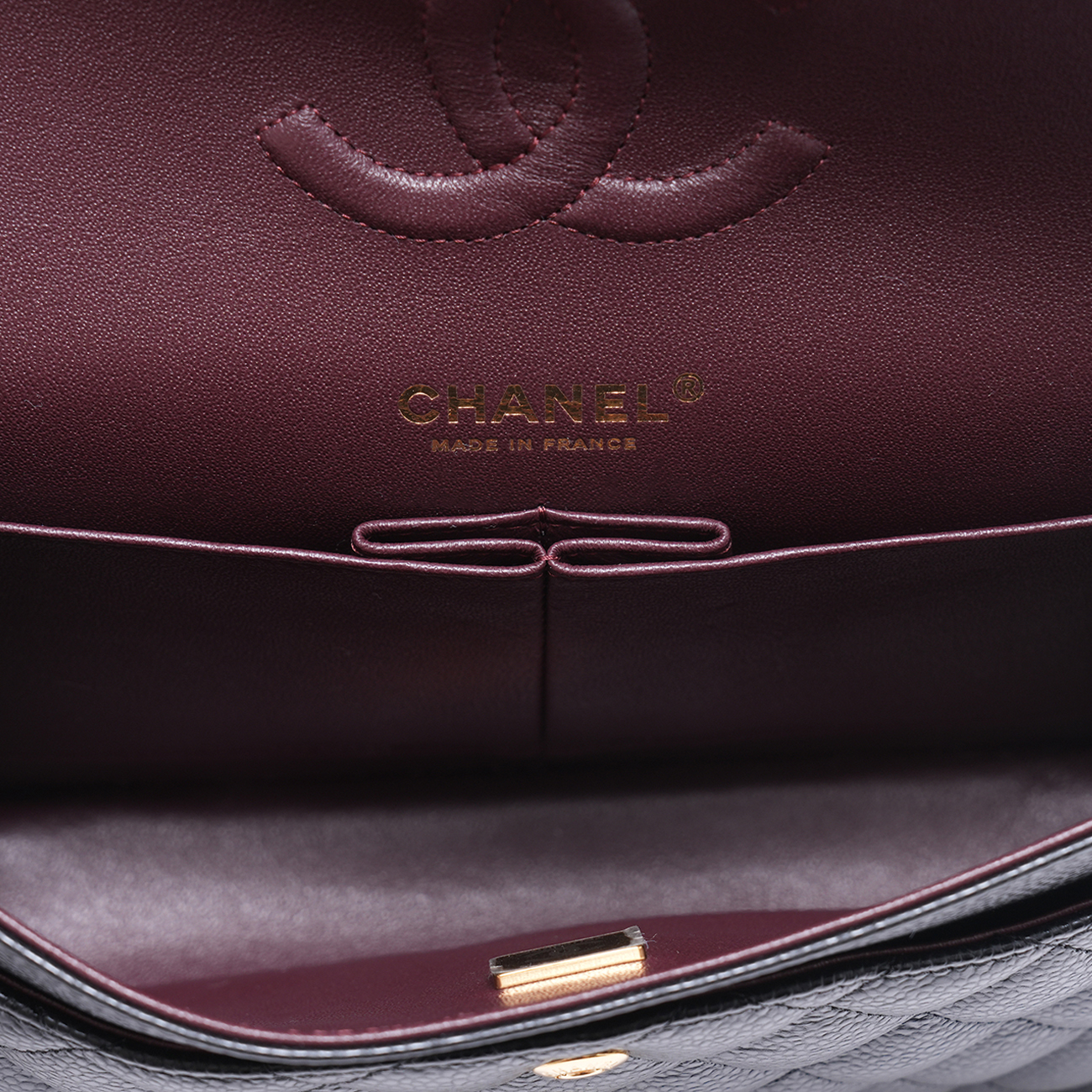 CHANEL(USED)샤넬 캐비어 클래식 미듐 플랩백
