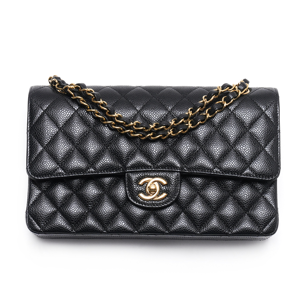 CHANEL(USED)샤넬 캐비어 클래식 미듐 플랩백
